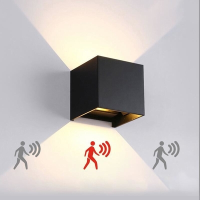 Binnen LEIDENE van PIR Motion Sensor 12W Muurlamp boven en beneden Waterdicht